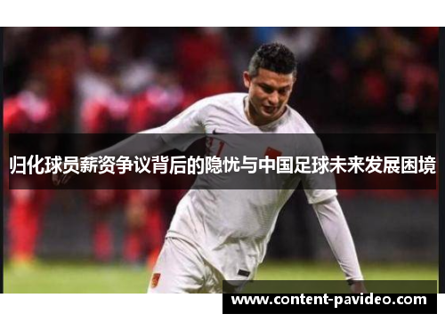 归化球员薪资争议背后的隐忧与中国足球未来发展困境